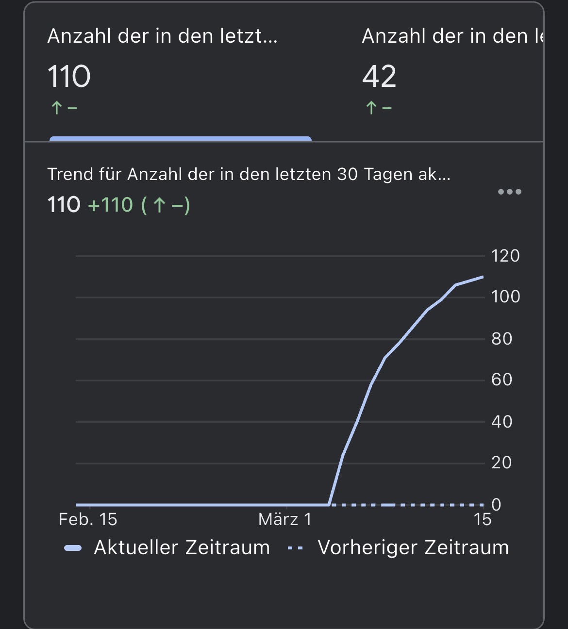 Website Analytics Beispiel